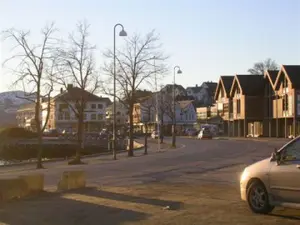 norwegian-village-street-scene
