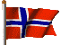 norwegian flag waving