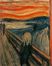 the scream skriket by eward munch